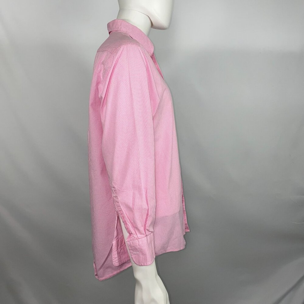 Club Room Regular Fit Performance Shirt Pink And White Size16 1/2 - 32-33 - Picture 4 of 10